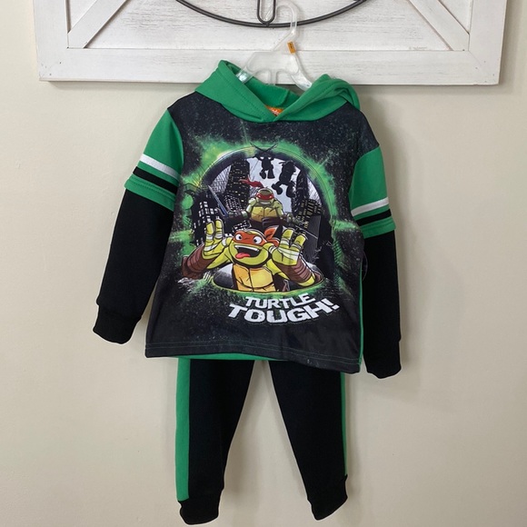 Teenage mutant ninja turtles-NEW with tags- 3T - 2pc set - Picture 2 of 12